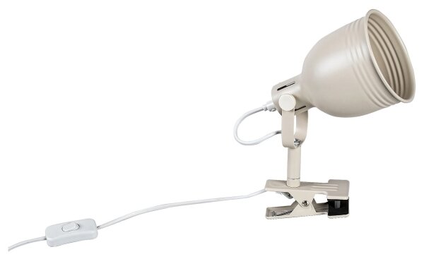 Rabalux 3093 - Faretto con clip 1xE14/25W/230V beige