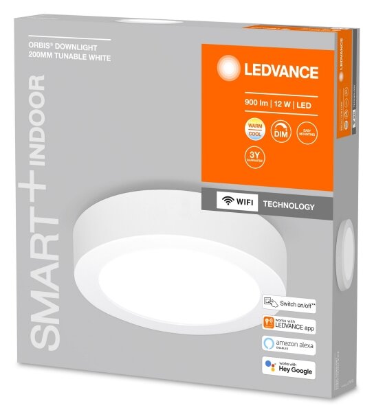 Ledvance - Plafoniera LED dimmerabile ORBIS LED/12W/230V 3000-6500K Wi-Fi