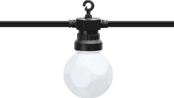 Aigostar - Catena decorativa da esterno LED 10xLED/8m IP44 bianco caldo