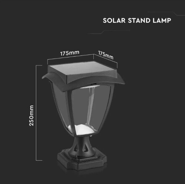 Lampada solare LED LED/2W/3,7V 3000/6000K IP65 2200 mAh