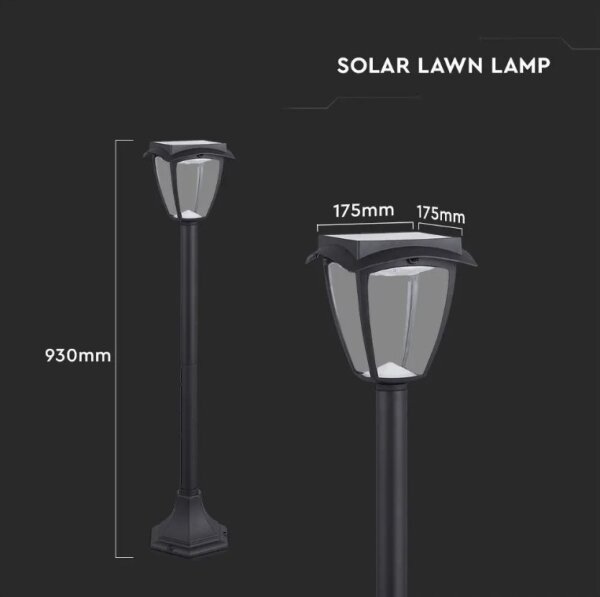 Lampada solare LED LED/2W/230V 93 cm 3000/6000K IP65 2200 mAh