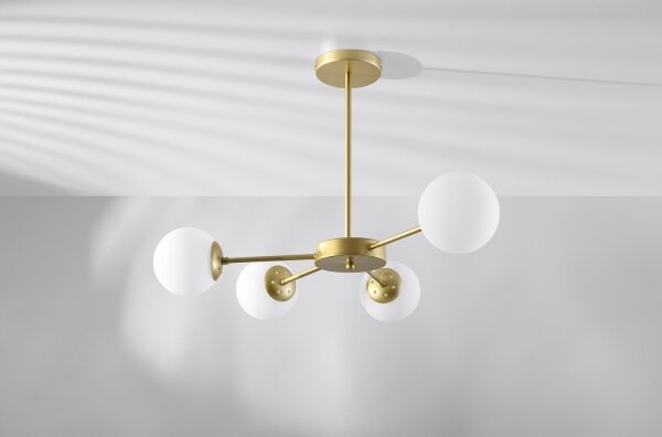 Lampadario on a pole MATI 4xG9/20W/230V oro