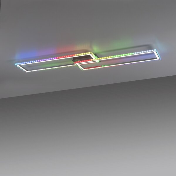 Leuchten Direkt 14635-55 - Plafoniera LED RGB dimmerabile FELIX 34,5W/230V