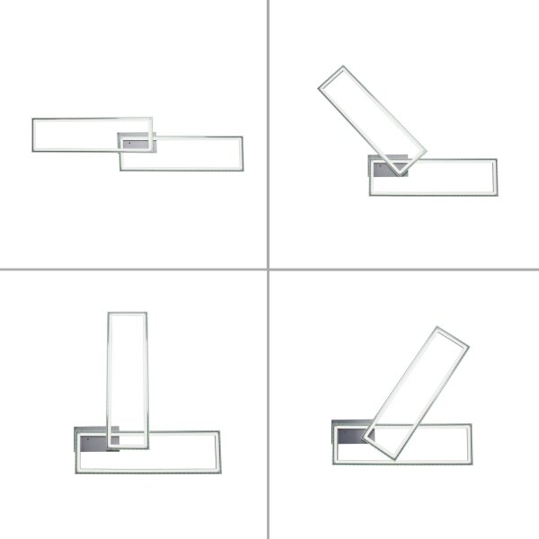 Leuchten Direkt 14635-55 - Plafoniera LED RGB dimmerabile FELIX 34,5W/230V