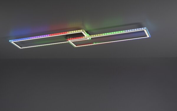 Leuchten Direkt 14635-55 - Plafoniera LED RGB dimmerabile FELIX 34,5W/230V