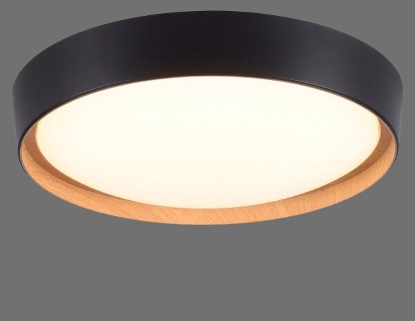 Leuchten Direkt 1434718-LED Plafoniera dimmerabile EMILIA 28,8W/230V nero