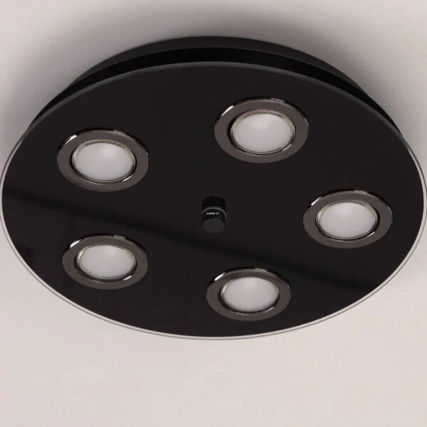 Eglo 33805 - Plafoniera LED da soffitto GRATTINO 5xGU10/2,8W/230V
