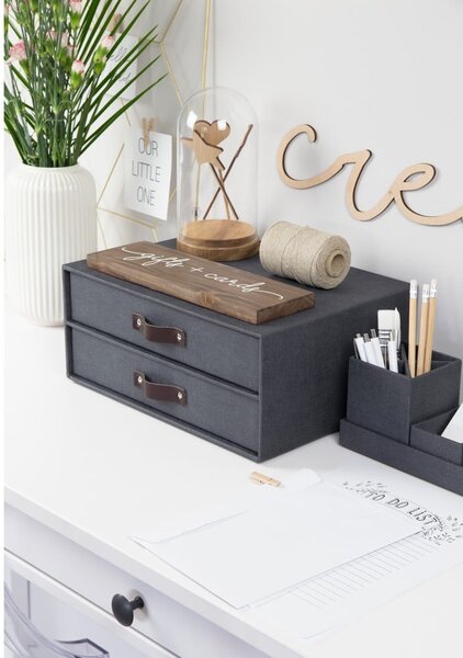 Organizer in cartone per cassetti Birger Canvas Paper Laminate – Bigso