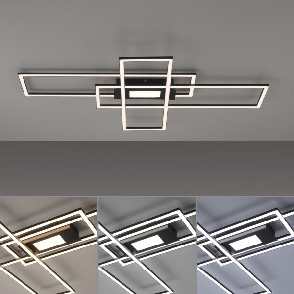 Leuchten Direkt 14693-18 - Plafoniera LED dimmerabile ASMIN LED/48W/230V