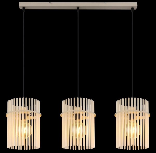 Globo 15698-3HB - Lampadario sospeso con cavo GORLEY 3xE27/60W/230V