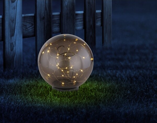 Globo 33806 - Lampada solare 30xLED/0,06W/1,2V diametro 20 cm IP44