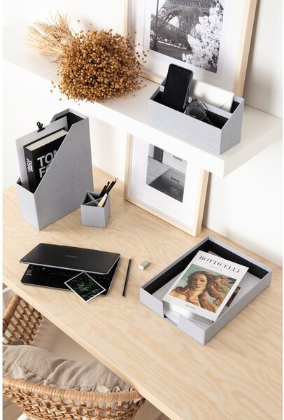 Set di organizer in cartone 4 pz Hugo Canvas Paper Laminate – Bigso