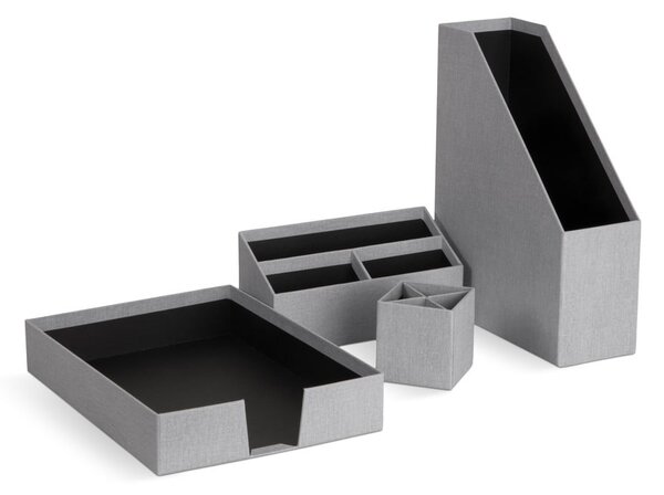 Set di organizer in cartone 4 pz Hugo Canvas Paper Laminate – Bigso