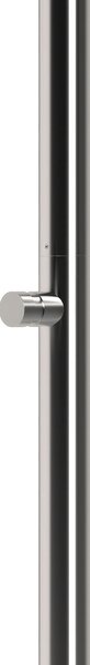 Doccia Esterna Acqua Fredda INOX-POLIFEMO con temporizzatore Unisce Mito e Design: 1 Soffioni Per Uso Dimensioni 28x58x h 237 cm In Acciaio Inox 316l