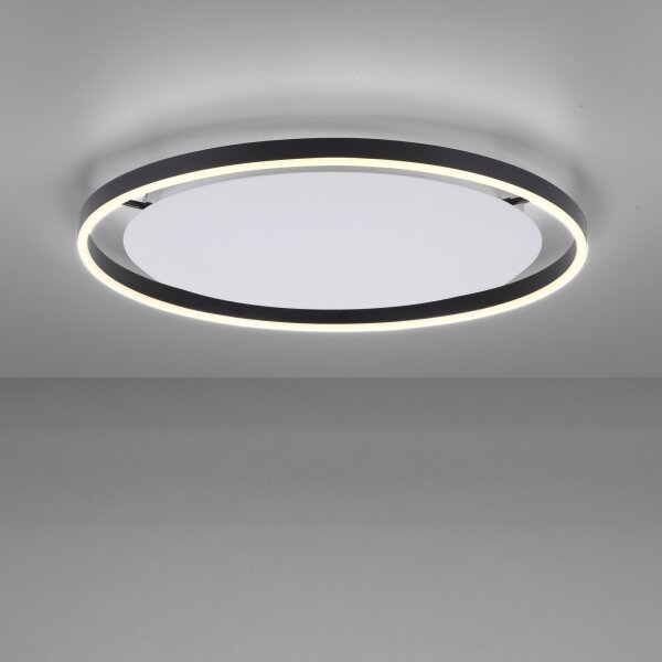 Leuchten Direkt 15392-13 - Plafoniera LED dimmerabile RITUS 30W/230V nero