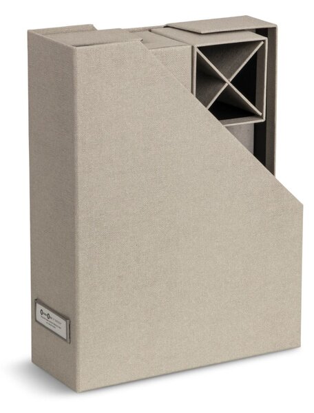Set di organizer in cartone 4 pz Hugo Canvas Paper Laminate – Bigso