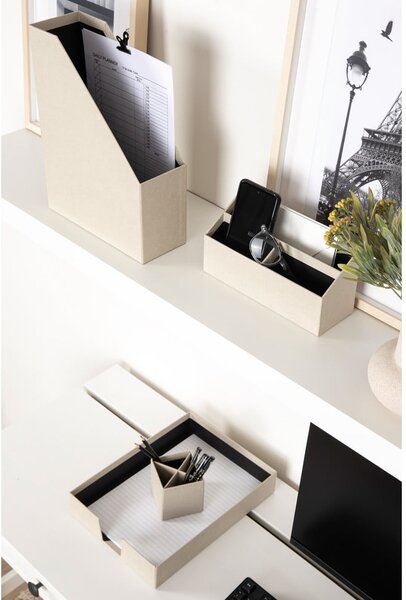 Set di organizer in cartone 4 pz Hugo Canvas Paper Laminate – Bigso