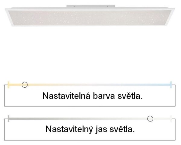 Leuchten Direkt 14762-16 - Luce LED dimmerabile STARRYFLAT LED/36W/230V + TC