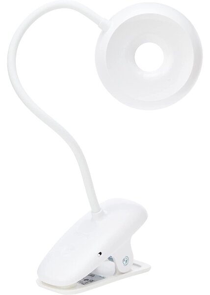 Philips - Lampada LED dimmerabile con clip DONUTCLIP LED/3W/5V 1200 mAh bianco