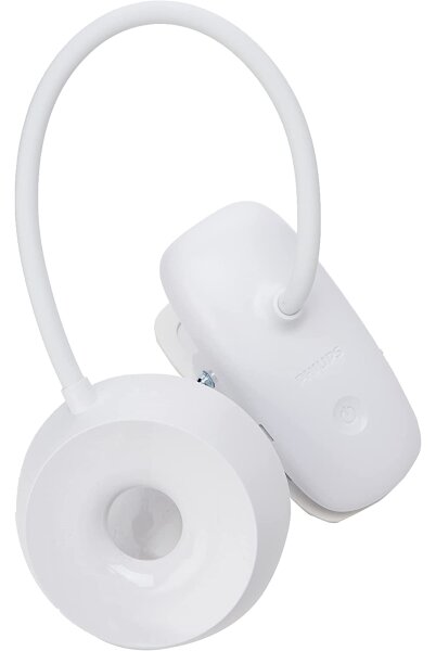 Philips - Lampada LED dimmerabile con clip DONUTCLIP LED/3W/5V 1200 mAh bianco