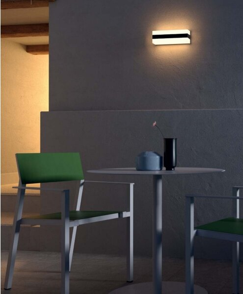 Redo 90330 - LED Applique da esterno KODIAK LED/12W/230V IP65 bianco/nero