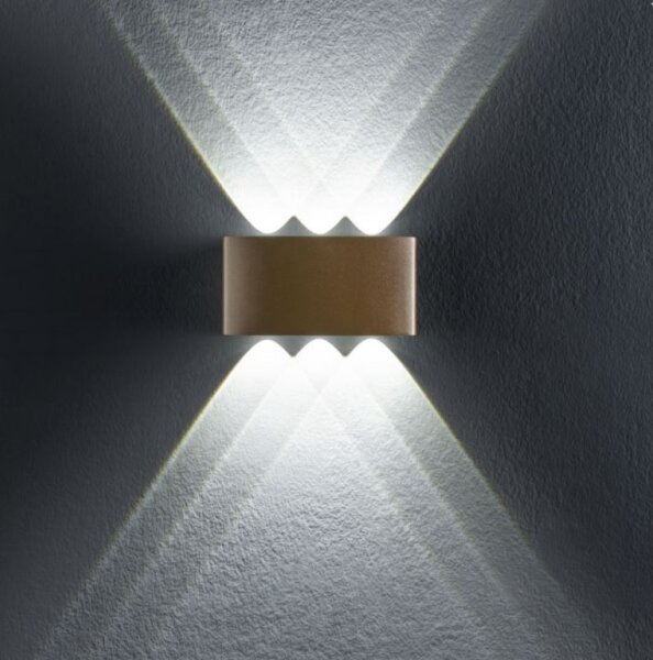 Redo 90226 - LED Applique da esterno FABO LED/6W/230V 3000K IP54 grigio