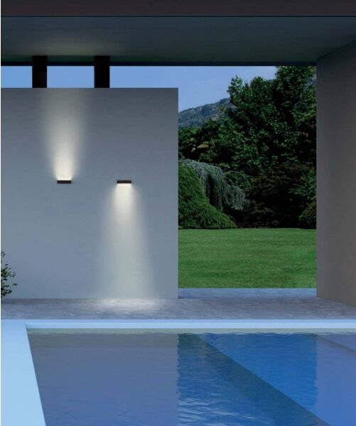 Redo 90395 - LED Applique da esterno OMNIA LED/12W/230V 3000K IP54 marrone