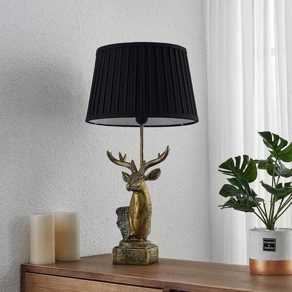 Lindby Kijang lampada da tavolo, base a cervo
