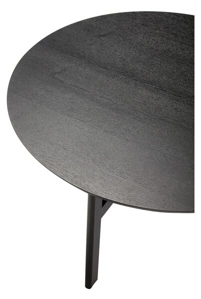 Tavolino da caffè rotondo nero ø 80 cm Fjord - Hübsch