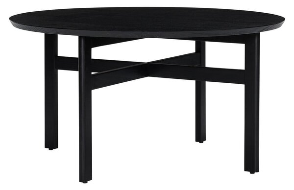 Tavolino da caffè rotondo nero ø 80 cm Fjord - Hübsch