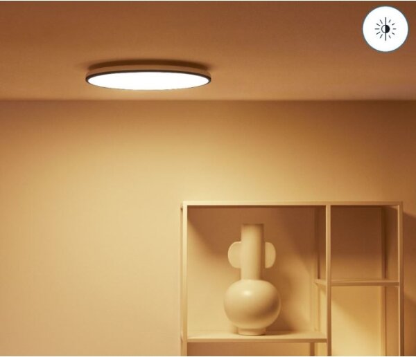 WiZ - LED RGBW Plafoniera dimmerabile RUNE LED/21W/230V Wi-Fi nero