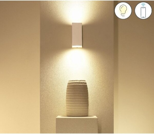 WiZ - Applique LED RGBW Dimmerabile UP&DOWN 2xGU10/4,7W/230V bianco Wi-Fi