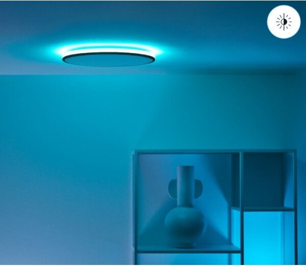 WiZ - LED RGBW Plafoniera dimmerabile RUNE LED/21W/230V Wi-Fi nero