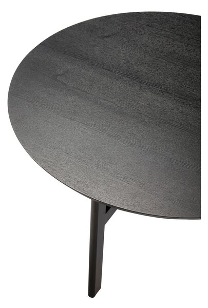 Tavolino da caffè rotondo nero ø 80 cm Fjord - Hübsch