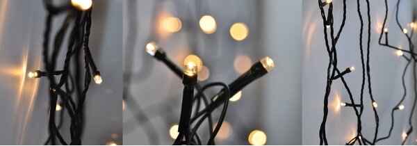 Brilagi - Catena LED natalizia da esterno 500xLED/8 funzioni 55m IP44 bianco caldo