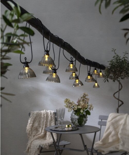 Eglo 900215 - Catena decorativa da esterno LED CUBONE 12xLED/0,066W/3,2V IP44