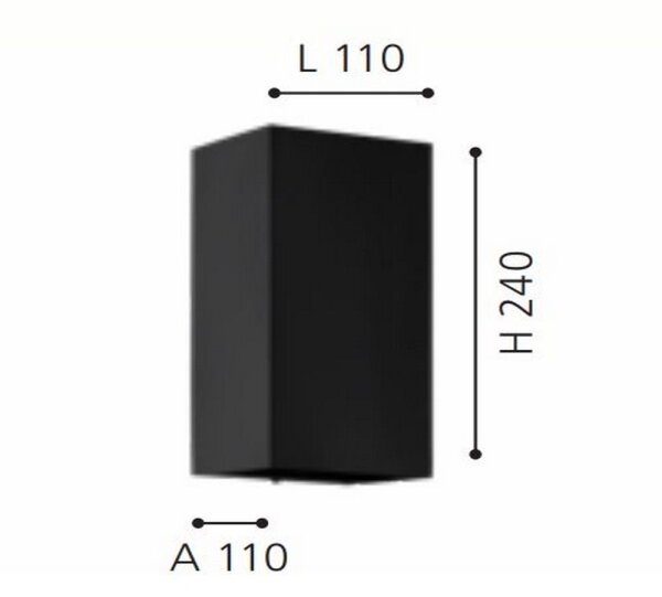 Eglo 900131 - Lampada da esterno LED RGB Dimmerabile EREMITAN 2xGU10/5W/230V IP55