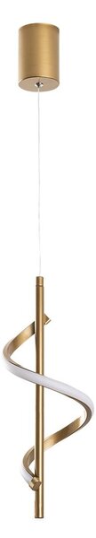 Lampadario LED dorato ø 16 cm Likma – Opviq lights
