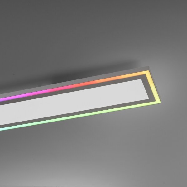 Leuchten Direkt 1490116-LED RGB Lampada da soffitto dimmerabile EDGING LED/24W/230V