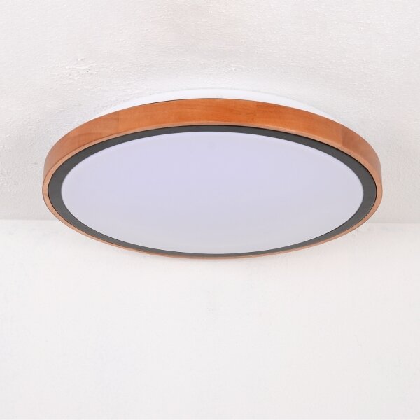 Globo 41764-24 - Plafoniera LED BRUNO LED/24W/230V 437mm 3000/4500/6000K