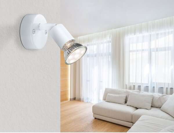 GLOBO 57381-1L - Luce Spot da parete a LED OLANA 1xGU10/3W/230V