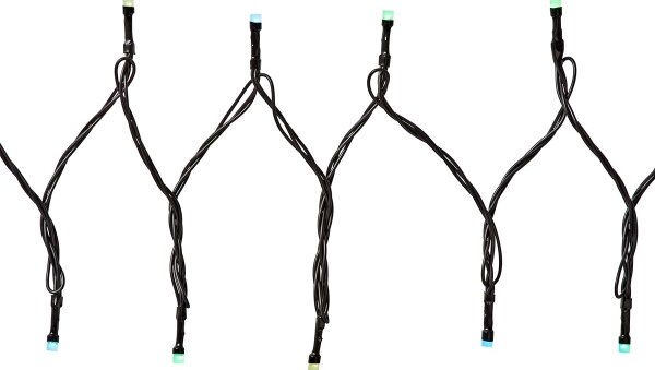 Nedis WIFILX01C42-LED Catena luminosa da esterno RGB 42 LED/8 funzioni 8 m IP65 Wi-Fi Tuya