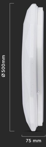 Lampada da soffitto dimmerabile a LED LED/60W/230V 3000K/4000K/6500K + Telecomando