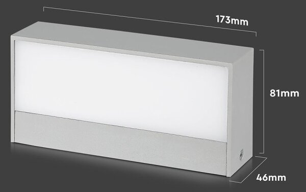 LED Applique da esterno LED/9W/230V 6500K IP65