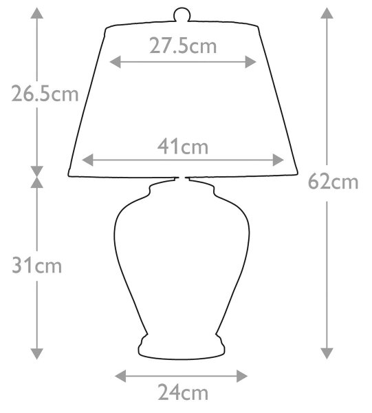 Elstead - Lampada da tavolo LEAVES 1xE27/60W/230V