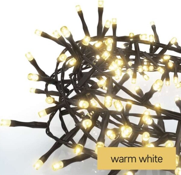 Catena LED da esterno natalizia 300xLED/11m IP44 bianco caldo