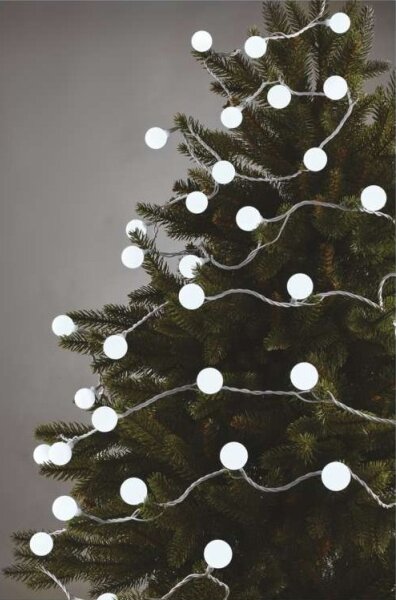 Catena luminosa LED da esterno 40 LED / 9 m IP44 bianco freddo