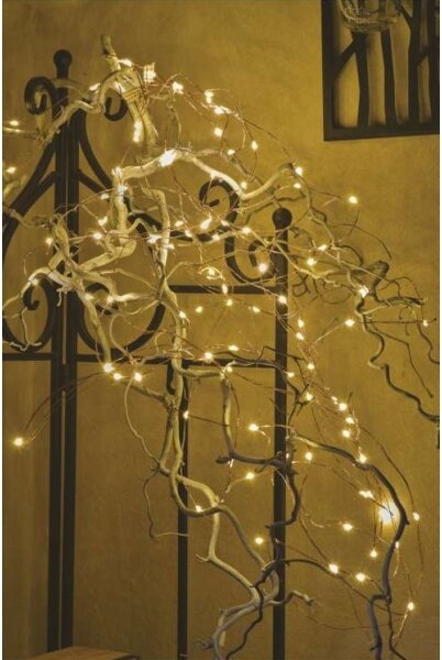 Catena luminosa LED per esterni 100xLED/15m IP44, bianco caldo