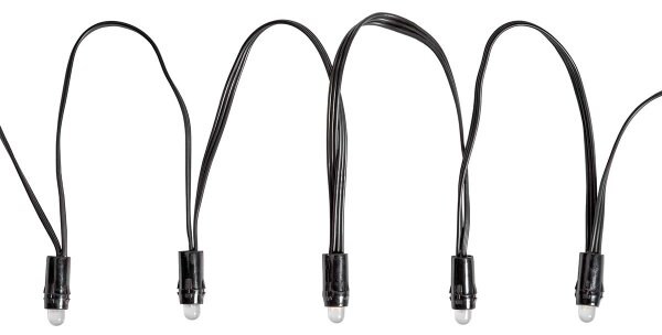 Nedis WIFILP01C48 - Catena natalizia LED RGB da esterno 48xLED 13,8m IP65 Wi-Fi Tuya