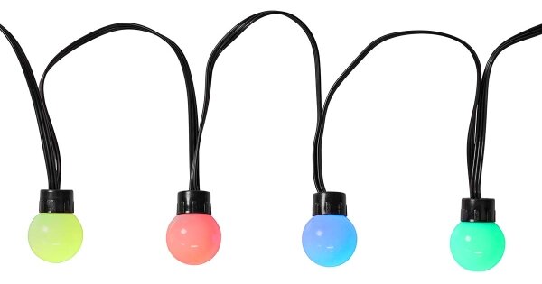 Nedis WIFILP02C48 - Catena decorativa LED RGB 48xLED 13,8m IP65 Wi-Fi Tuya
